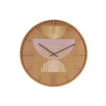 Horloge ronde métal doré 40cm élégante | Hashtag Déco