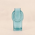 Vase en verre vintage géométrique h34cm | Hashtag Déco