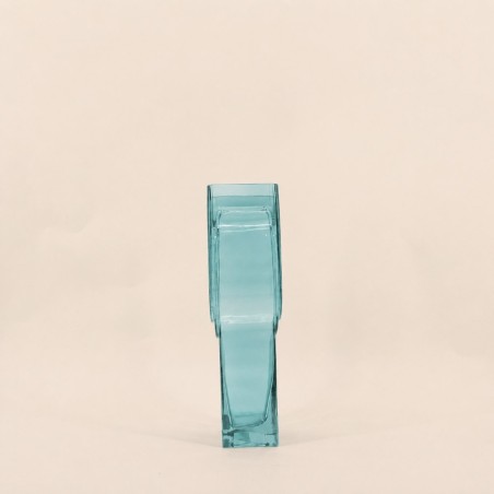 Vase en verre vintage géométrique h34cm | Hashtag Déco