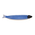 Vide poche céramique bleu poisson 30cm | Hashtag Déco