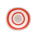 Corbeille murale ronde coton beige terracotta | Hashtag Déco