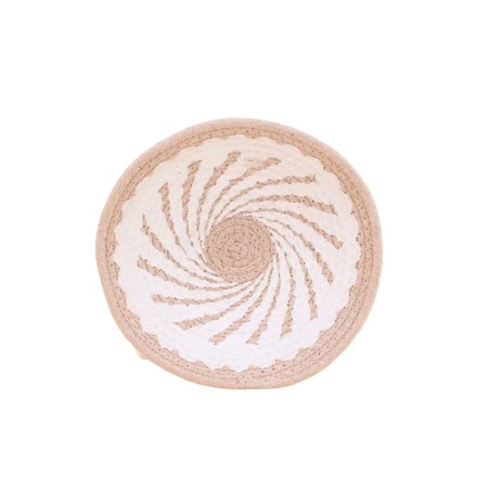 Corbeille murale en corde beige 20cm | Hashtag Déco