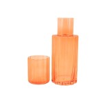 Carafe en verre coloré avec verre assorti | Hashtag Déco