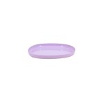 Plateau organique en métal violet 12cm