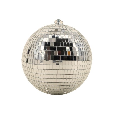 Boule à facettes argentée en verre 25cm | Hashtag Déco