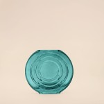 Vase verre vintage géométrique h19cm élégant | Hashtag Déco