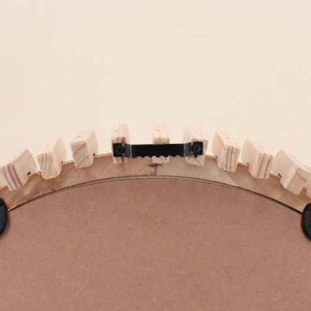 Miroir rond bois naturel 45cm | Hashtag Déco