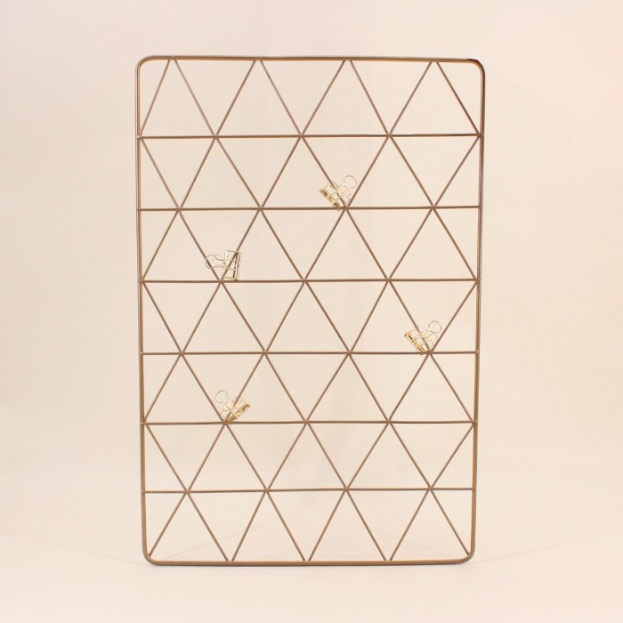 Pêle-mêle métal doré 40x50cm élégant | Hashtag Déco