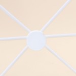 Patère losange bois blanc 42cm | Hashtag Déco