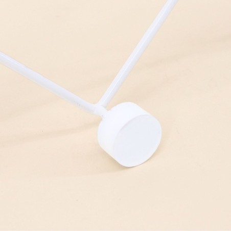Patère losange bois blanc 42cm | Hashtag Déco