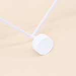 Patère losange bois blanc 42cm | Hashtag Déco