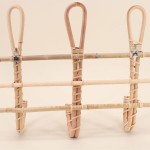 Patère 3 crochets rotin naturel 41cm | Hashtag Déco