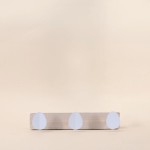 Porte manteau bois blanc 32cm, style élégant | Hashtag Déco