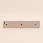 Porte manteau bois blanc 32cm, style élégant | Hashtag Déco