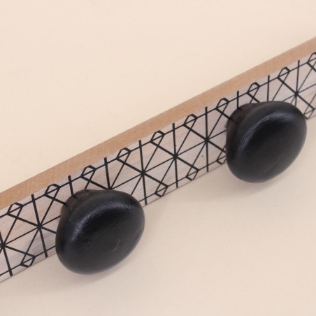 Porte manteau bois naturel 45cm | Hashtag Déco