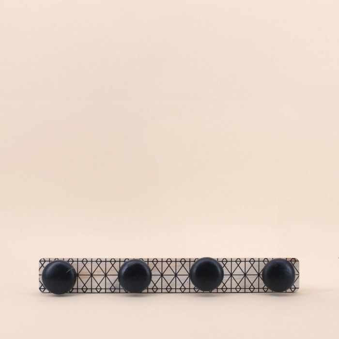 Porte manteau bois naturel 45cm | Hashtag Déco