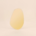 Miroir doré organique 40x25cm en métal | Hashtag Déco