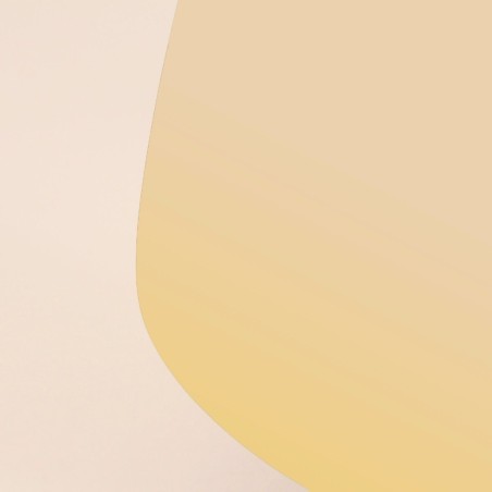 Miroir doré organique 40x25cm en métal | Hashtag Déco