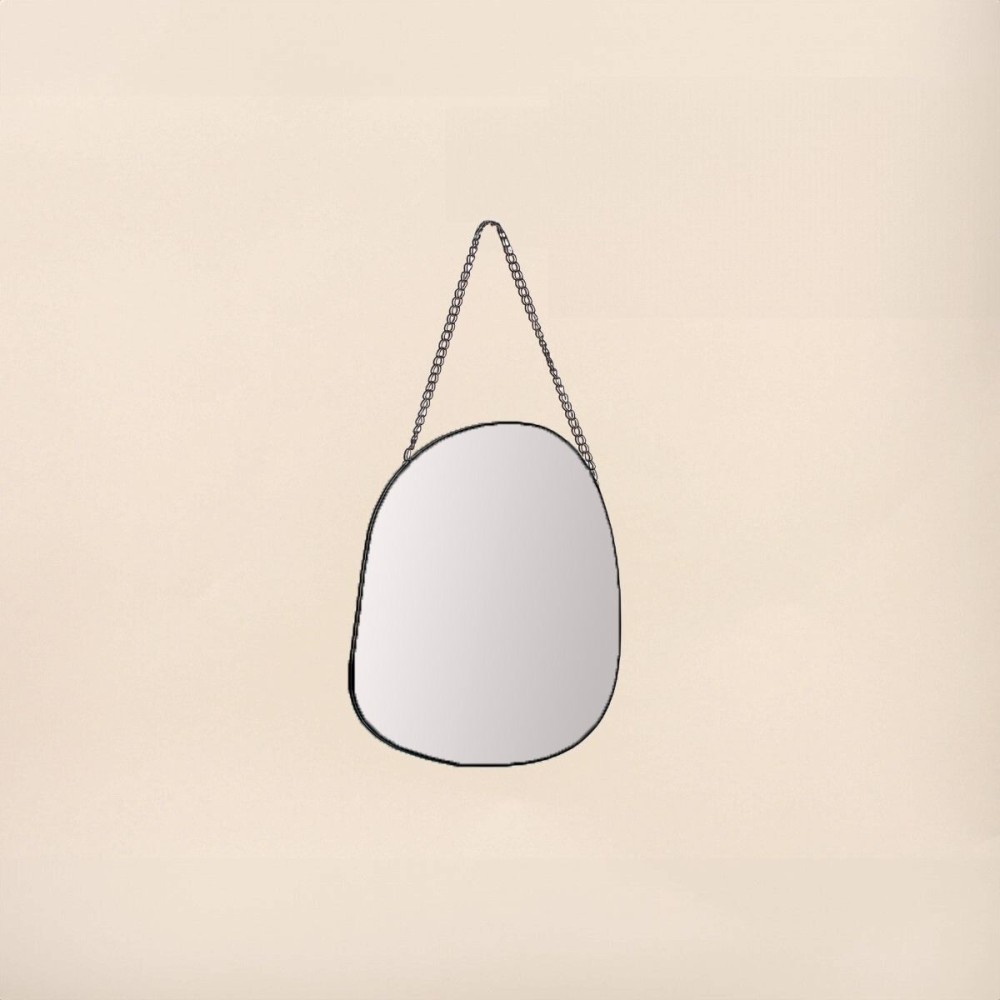 Miroir organique bois naturel 19x25cm | Hashtag Déco
