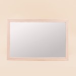 Miroir rectangulaire en rotin clair 60x40cm | Hashtag Déco