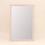 Miroir rectangulaire en rotin clair 60x40cm | Hashtag Déco