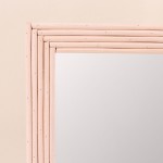Miroir rectangulaire en rotin clair 60x40cm | Hashtag Déco