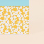 Boite à bijoux bois motifs fleuris vert jaune | Hashtag Déco