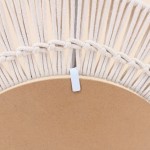 Miroir rond corde beige 60cm | Hashtag Déco