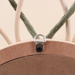 Miroir en rotin forme fleur naturel 40cm | Hashtag Déco