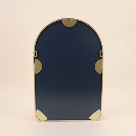 Miroir mural arche doré avec étagère | Hashtag Déco
