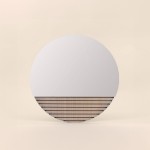 Miroir rond bois naturel 40cm | Hashtag Déco