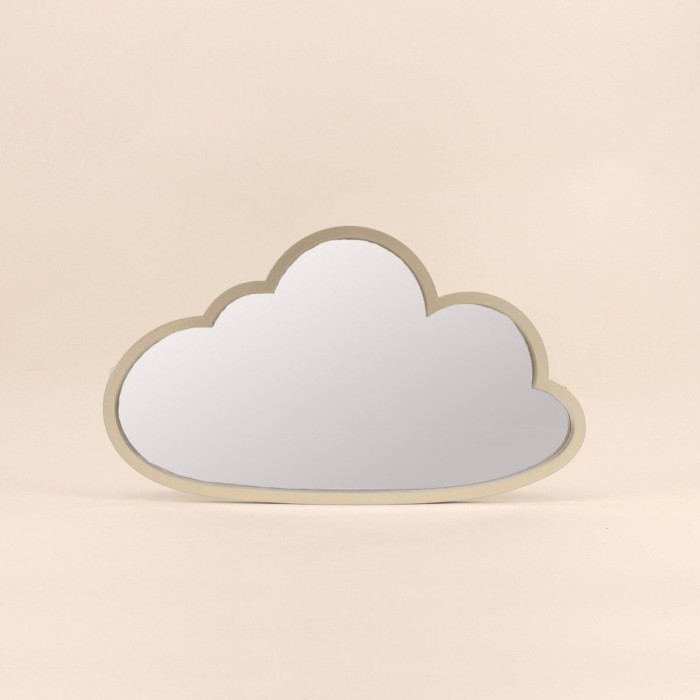 Miroir nuage doré en métal 45x26cm | Hashtag Déco