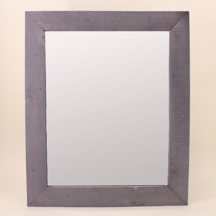 Miroir contour bois naturel 74x62 cm | Hashtag Déco