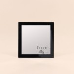 Miroir carré dream big bois blanc 20x20cm | Hashtag Déco