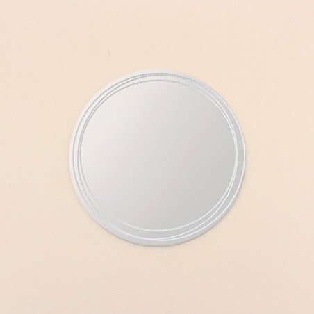 Lot de 3 miroirs ronds dorés en bois | Hashtag Déco