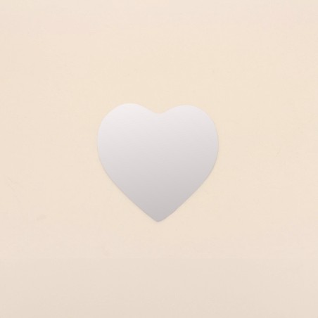 Lot de 3 miroirs coeur bois blanc | Hashtag Déco
