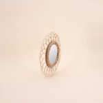 Miroir en rotin naturel rond 30cm | Hashtag Déco