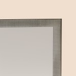 Miroir carré 20x20cm bois blanc élégant | Hashtag Déco