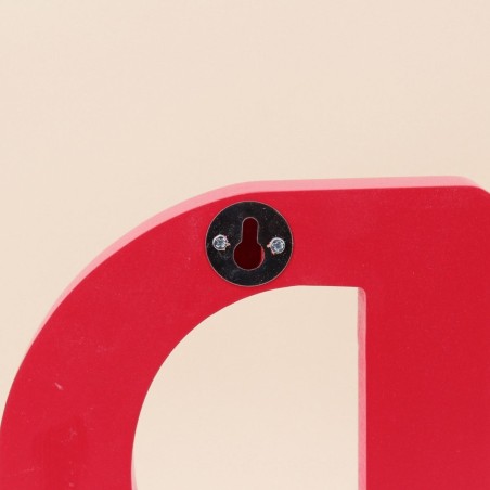 Mot décoratif bar rouge en métal 50x30cm | Hashtag Déco