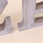 Lettre déco zen en bois naturel 49cm | Hashtag Déco