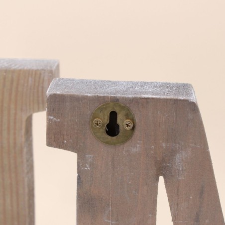 Mot déco "Home" 83cm bois blanc | Hashtag Déco