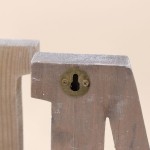 Mot déco "Home" 83cm bois blanc | Hashtag Déco