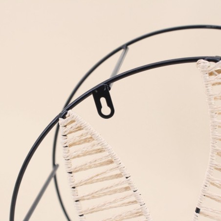 Étagère forme fleur bois naturel | Hashtag Déco