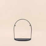 Étagère murale métal noir 30x25cm | Hashtag Déco