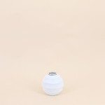 Set de 3 bougeoirs en résine blanche texturée | Hashtag Déco