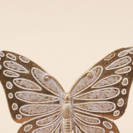Set de 2 patères papillons dorés en métal | Hashtag Déco