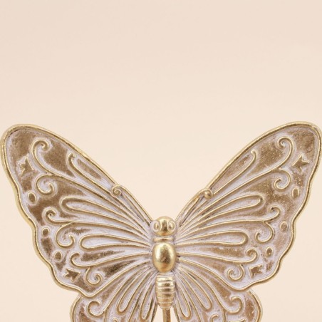 Set de 2 patères papillons dorés en métal | Hashtag Déco