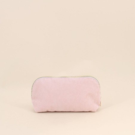 Set de 2 trousses en velours rose | Hashtag Déco