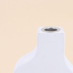 Bougeoir design blanc 30cm en céramique | Hashtag Déco