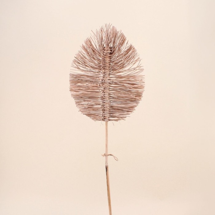 Feuille décorative 90cm en métal doré | Hashtag Déco